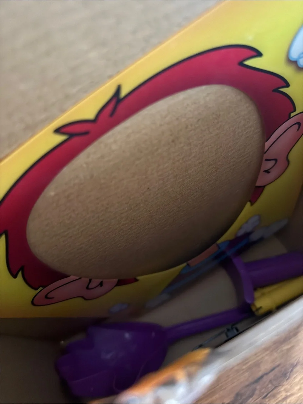 Hasbro Pie Face! Game - Yellow and Purple Box